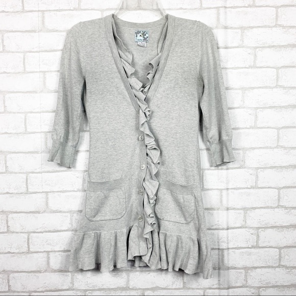 Anthropologie Sweaters - Anthropologie | Tabitha Ruffle Knit Cardigan